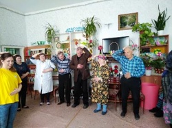 Помощь волонтеров колледжа