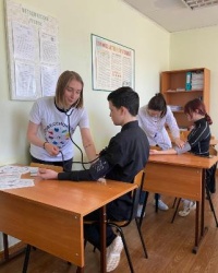 Заключительное занятие с медицинским классом